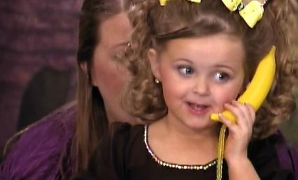 Toddlers & Tiaras: Hey, Girl. When The Cheetah-licious Pageant Lady Calls, You Better Answer Yo’ Monkey Phone.