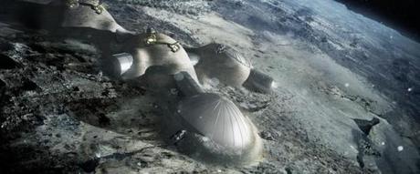 3D printed lunar base