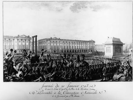 Louis XVI execution by guillotine
