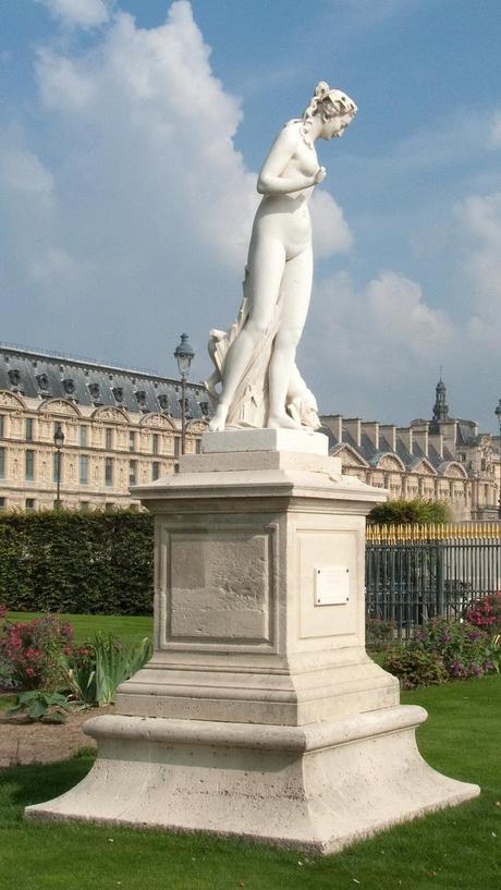 Nymph Statue in the Tuileries Gardens - Paris