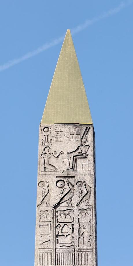 The top of the obelisk - Place de la Concorde - Paris