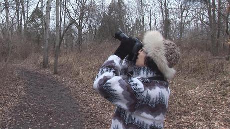 Jean take picture of Red bellied Woodpecker