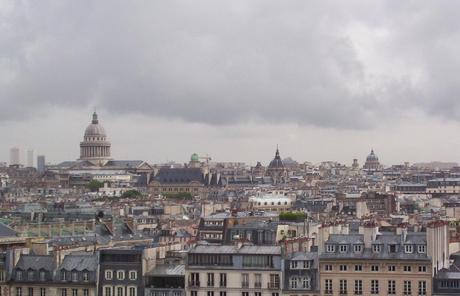 Pantheon dome on the left in a sea of Paris domes