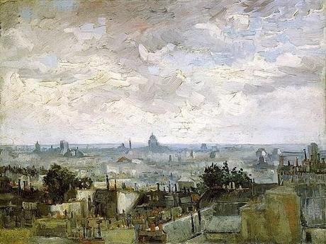 The Roofs of Paris - 1886 by Vince Van Gogh