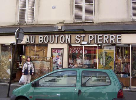 Au Bouton St Pierre - Jean stands out front - Paris - France