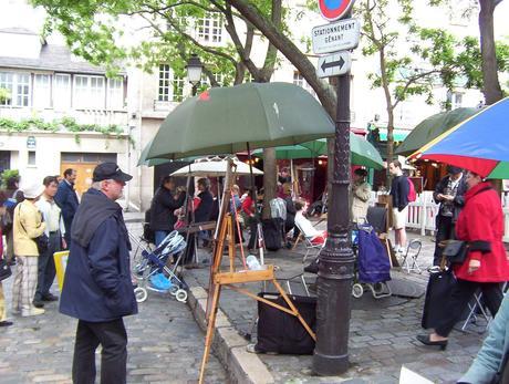 Place de Tertres - painters portraits - Montmartre - Paris
