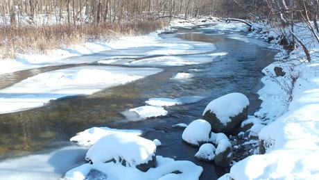 Green River - winter - Pickering - Ontario