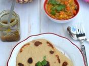 Wholewheat Naan with Spicy Corn Curry