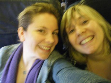 Kristy and I en route to Dublin