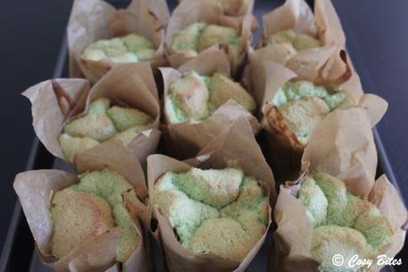 Pandan Paper-Lined Cupcakes