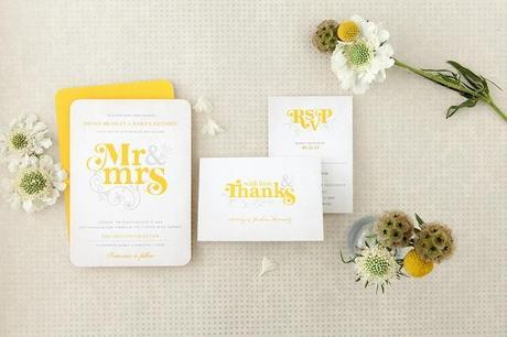 thank you notes in orange and yellow