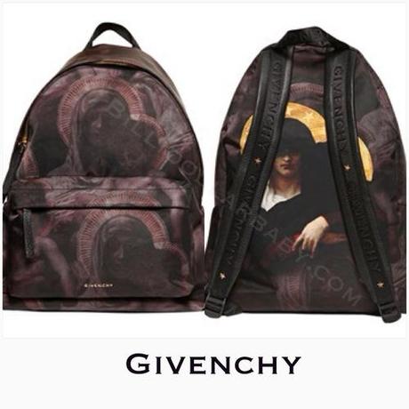 GIVENCHY - MADONNA AND CHILD NYLON CANVAS BACKPACK ($1,055)