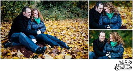 Glimmering Gold | Yorkshire Engagement Photography