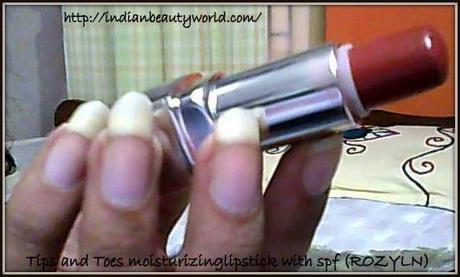 Tips and Toes Moisturizing Lipstick With SPF review - Rozyln NOTD
