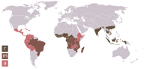 Coffee Production - R=Robusta,M=Robusta & Arabica, A=Arabica