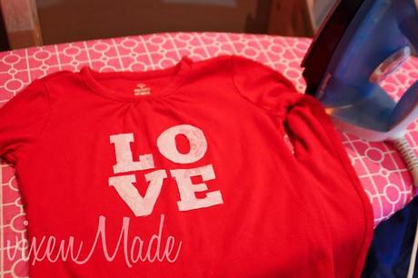 Valentine's Day Appliqued Shirt