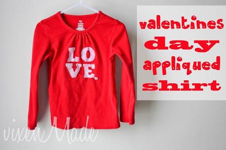 Valentine's Day Appliqued Shirt