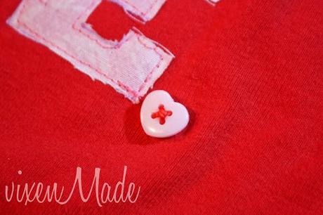 Valentine's Day Appliqued Shirt