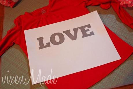 Valentine's Day Appliqued Shirt