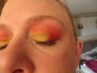 Kansas city Chiefs inspired eyelook