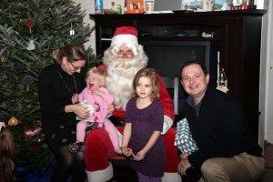The look on Santa's face says it all!