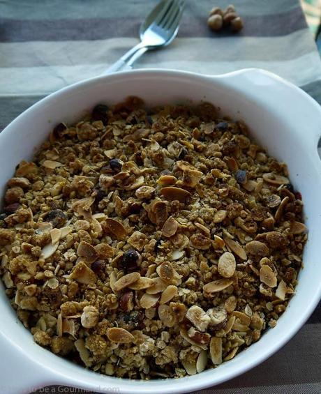 Crumble - typically Brtish Pudding of comfort