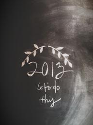 2013 New Year's Resolutions
