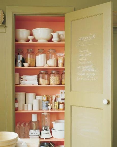 Custom Color Chalkboard Paint - Martha Stewart Organizing Crafts  Make your own chalkboard paint...the mind reels at the possibilities.