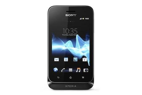 Xperia tipo dual Black Front Sony Xperia Tipo Dual (ST21i) price cut