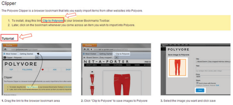 Polyvore Guide for Brands & Retailers: The Clipper Tool
