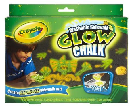 crayola glow chalk Glow in the Dark Chalk Lights up a Sleepover