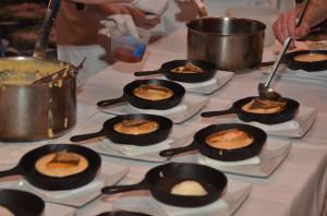 Asheville chefs plating their finished product this weekend 