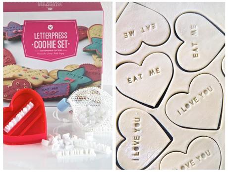 Letterpress cookies