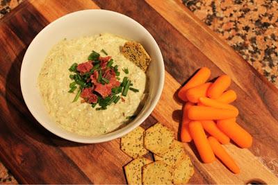 Roasted Garlic & Bacon Dip