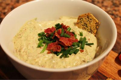 Roasted Garlic & Bacon Dip