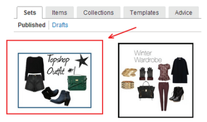 Polyvore Guide for Retailers & Brands: Deleting Sets, Templates & Collections