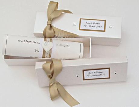 wedding scroll invitation