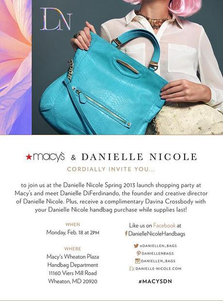 Danielle Nicole Handbags | Spring 2013 Launch at Wheaton Plaza