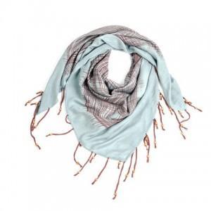 pale blue bamboo scarf