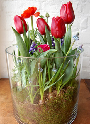 DIY Valentine's Day flowers