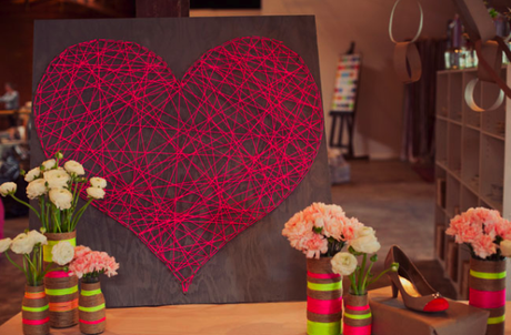 DIY String Heart Wall Art
