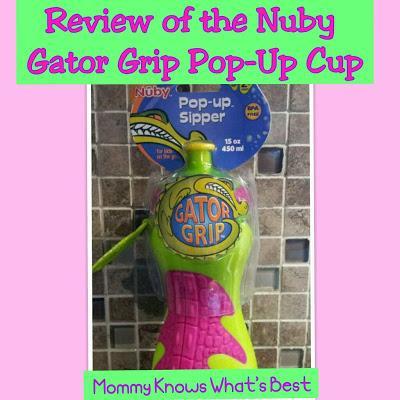 Another Awesome Cup for Kids: Nuby Gator Grip™ Pop-up™ Sipper