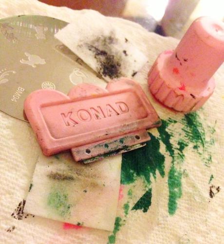 konad nail stamps