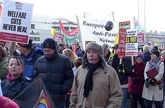 Today In Dublin Protesters Marched Against Cut...