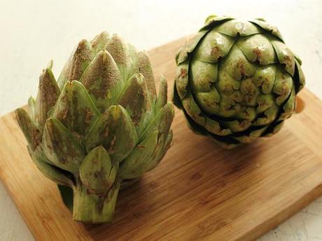 Frost Kissed Artichokes with Honey Dijon Mayonnaise