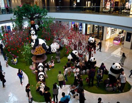 Panda Playtime at The IFC Mall, Hong Kong