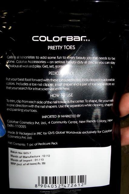 Price of COLORBAR Pedicure Pack  