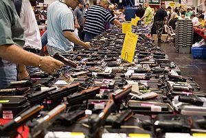 English: Houston Gun show at the George R. Bro...