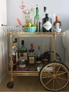 DIY bar cart makeover soon to be underway ♥