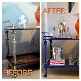 DIY bar cart makeover soon to be underway ♥